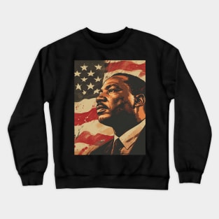 Inspire Unity: Festive Martin Luther King Day Art, Equality Designs, and Freedom Tributes! Crewneck Sweatshirt